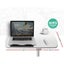 Artiss Laptop Table Desk Adjustable Stand with Fan - White Carousel 3