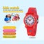 3D Alphabet Pattern Childs Watch for 3-10 Year -Red Carousel 3