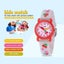 Cartoon Cherry Waterproof Kids Watch for 3-10 Year -White Carousel 3