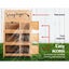 High-quality Waterproof And Anti-termite Pet Rabbit Hutch Carousel 4