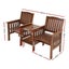 Gardeon Garden Bench Chair Table Loveseat Wooden Outdoor Furniture Patio Park... Carousel 2