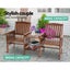 Gardeon Garden Bench Chair Table Loveseat Wooden Outdoor Furniture Patio Park... Carousel 3