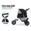 I.pet Pet Stroller Dog Carrier Foldable Pram Large Black Carousel 5