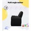 Keezi Kids Recliner Chair Black Pu Leather Sofa Lounge Couch Children Armchair Carousel 4