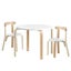 Keezi Nordic Kids Table Chair Set 3pc Desk Activity Study Play Children Modern Carousel 1