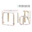 Keezi Nordic Kids Table Chair Set 3pc Desk Activity Study Play Children Modern Carousel 2