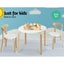 Keezi Nordic Kids Table Chair Set 3pc Desk Activity Study Play Children Modern Carousel 4