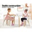Keezi Nordic Kids Table Chair Set 3pc Desk Activity Study Play Children Modern Carousel 5