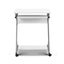 Artiss Metal Pull out Table Desk - White Carousel 3