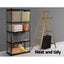1.8m 5-shelves Steel Warehouse Shelving Racking Garage Storage Rack Black Carousel 3