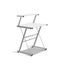 Artiss Corner Metal Pull out Table Desk - White Carousel 5