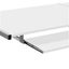 Artiss Corner Metal Pull out Table Desk - White Carousel 6