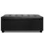 Artiss Pu Leather Storage Ottoman - Black Carousel 3