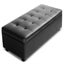 Artiss Pu Leather Storage Ottoman - Black Carousel 4