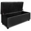 Artiss Pu Leather Storage Ottoman - Black Carousel 5