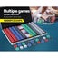 Poker Chip Set 1000pc Chips Texas Hold'em Casino Gambling Dice Cards Carousel 3