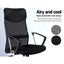 Pu Leather Mesh High Back Office Chair - Black Carousel 6