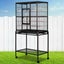 I.pet Bird Cage Pet Cages Aviary 144cm Large Travel Stand Budgie Parrot Toys Carousel 7