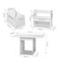 Keezi Kids Multi-function Table and Chair Hidden Storage Box Toy Activity Desk Carousel 2