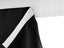 Pair of Self Adhesive Privacy Door Curtains Thermal Window Curtain Panel Black Carousel 3