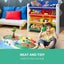Keezi 12 Plastic Bins Kids Toy Organiser Box Bookshelf Storage Children Rack Carousel 3