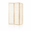 NZ LOCAL STOCK-Artiss 3 Panel Wooden Room Divider - Natural Carousel 3