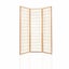 NZ LOCAL STOCK-Artiss 3 Panel Wooden Room Divider - Natural Carousel 4