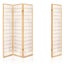 NZ LOCAL STOCK-Artiss 3 Panel Wooden Room Divider - Natural Carousel 5