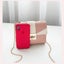 Bag New Contrast Lock Chain PU Small Fashion Cute Slung Mobile Phone Carousel 6