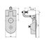 2pcs Compression Black Flush Mount Push Locks Latch Tool Box Camper Trailer Carousel 2