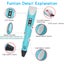 3D Pen For Children 3D Drawing Printing Pen with LCD Screen With PLA Carousel 3