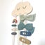 EW Nordic Style Solid Wood Cloud Style Accessories Princess Hairpin Carousel 2