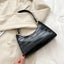Fashion Vintage Crocodile Stripe Handbag Solid Color Retro Casual Carousel 3