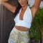 Summer New Fashion Women Tank Tops Sexy Solid Colors Cross Halter Carousel 4