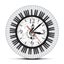 Piano Keyboard Treble Clef Wall Art Modern Wall Clock Musical Notes Black Carousel 1