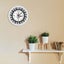 Piano Keyboard Treble Clef Wall Art Modern Wall Clock Musical Notes Black Carousel 4