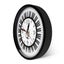 Piano Keyboard Treble Clef Wall Art Modern Wall Clock Musical Notes Black Carousel 6