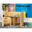 Keezi 3 Pc Nordic Kids Table Chair Set Beige Desk Activity Compact Children Kids Carousel 4