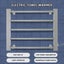 Pronti Heated Towel Rack Electric Bathroom Towel Rails Ev-90- Silver Carousel 5