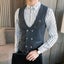 Men's suit vest new double-breasted solid color business casual Carousel 2
