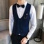 Men's suit vest new double-breasted solid color business casual Carousel 3