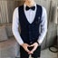 Men's suit vest new double-breasted solid color business casual Carousel 5