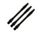 Fox Smiling 3 6PCS Sliver Black 45mm 2BA Aluminium Dart Shafts For Professional Carousel 4