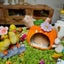 Cute Design Ceramics Pumpkin Small Animals Hamsters Rat Cage Guinea Carousel 3