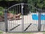Progates Aluminium Pool Gate 5.0m w x 1.8m h Carousel 1