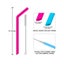 Silicone Straws 6 Pack Carousel 3