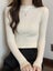 ZOKI Simple Women Sweater Winter Stand Collar Fashion Pullover Carousel 7