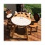 Kids Wooden Table Giraffe Carousel 4