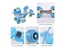 Adjustable Size Children Roller Skates Double Row Skates Skating Shoes Double Carousel 5