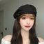 Cotton Women Berets Winter Hats Vintage French Plaid Top Military Cap Carousel 5